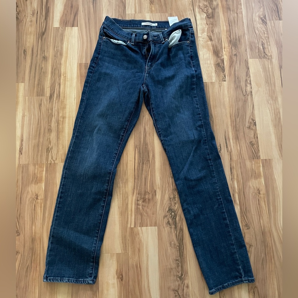 Levi's Classic Straight Leg Women's Jeans Dark Blue